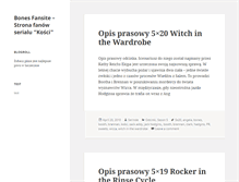 Tablet Screenshot of bonesfan.pl